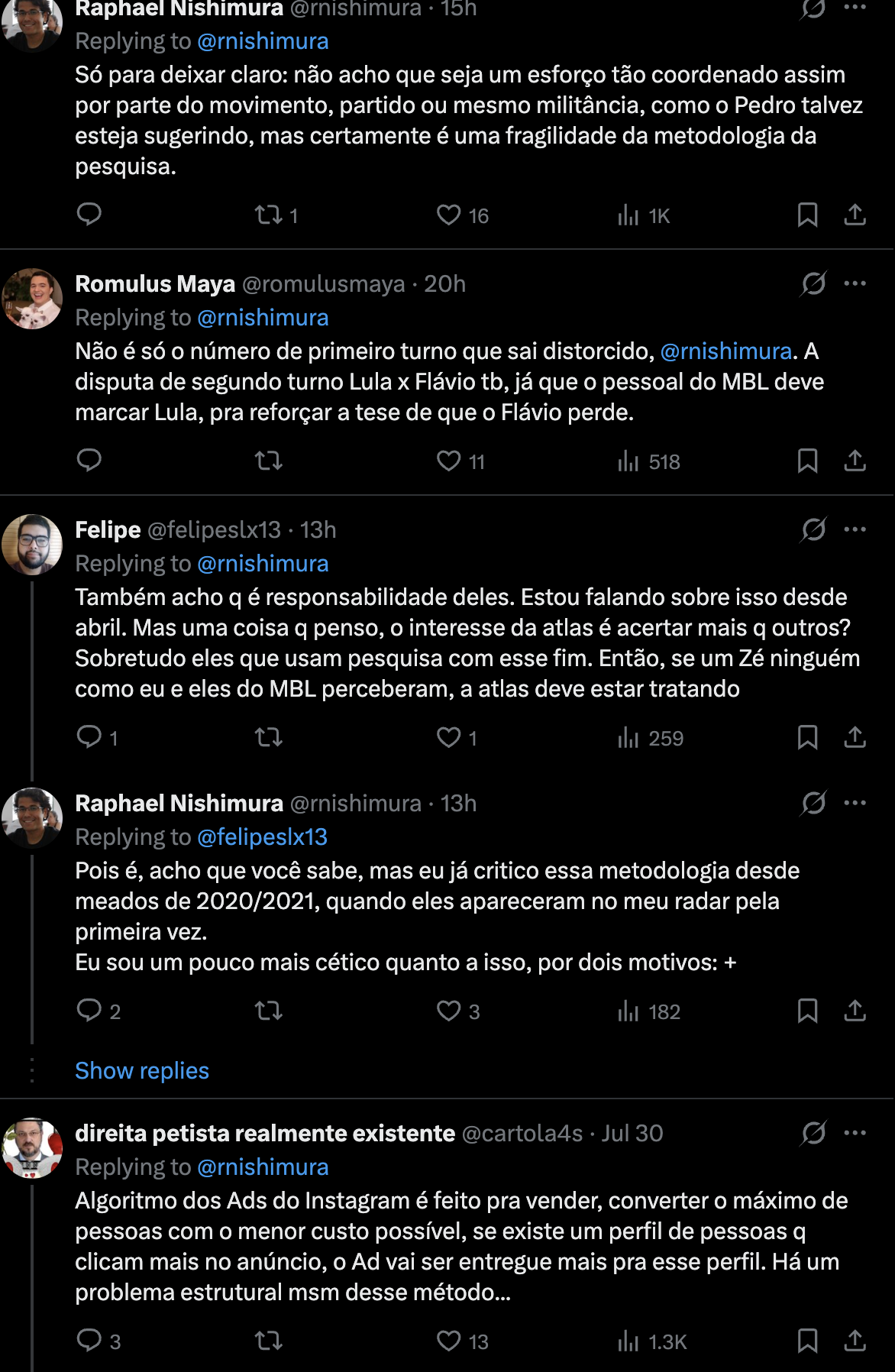 Comentários sobre voto estratégico e otimização de anúncios