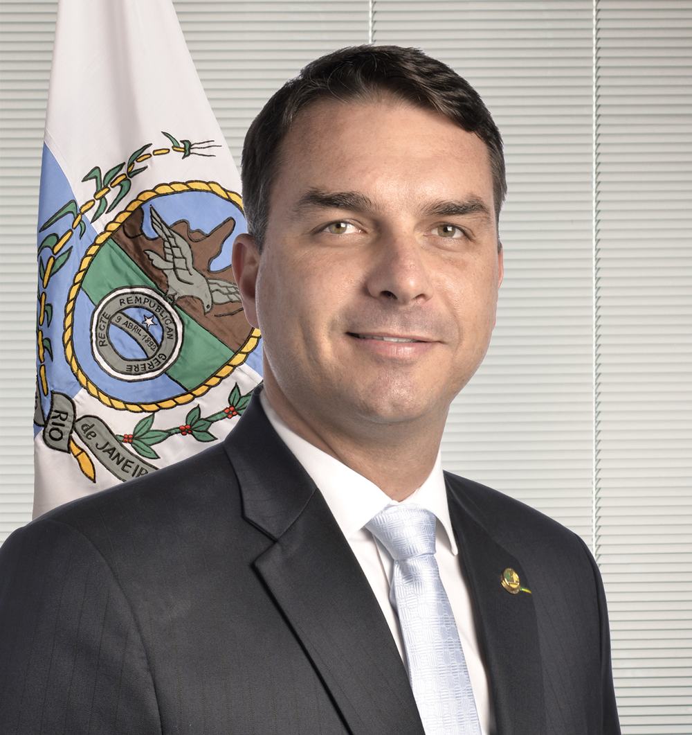 Foto oficial do senador Flávio Bolsonaro